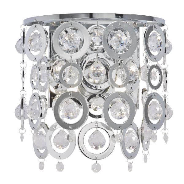 Photo NOVA 2LT APPLIQUE SUPPORT MURALE CHROME | Ref : 0572-2CC