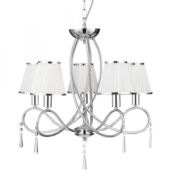 Photo SIMPLICITY - 5LT CEILING, CHROME, verre | Ref : 1035-5CC