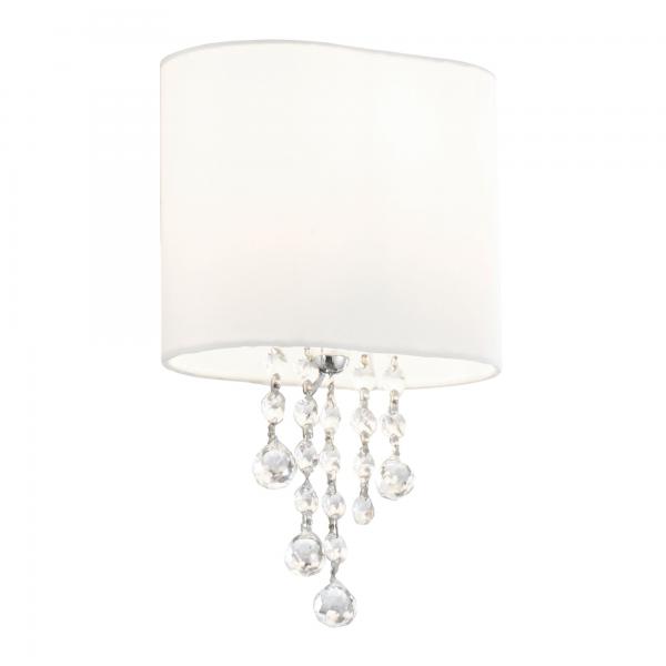 Photo NINA  - 1LT APPLIQUE SUPPORT MURALE, CHR | Ref : 1051-1CC