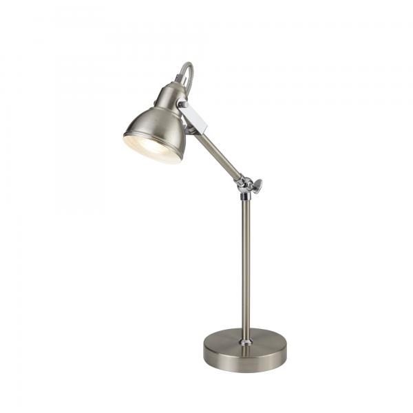 Photo FOCUS TABLE LAMP, SATIN SILVER & CHROME | Ref : 1079SS