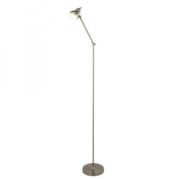 Photo FOCUS FLOOR LAMP, SATIN SILVER & CHROME | Ref : 1080SS