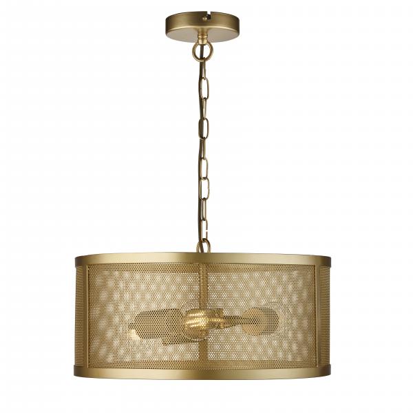 Photo FISHNET 3LT DRUM Suspension MATT dore | Ref : 12483-3GO