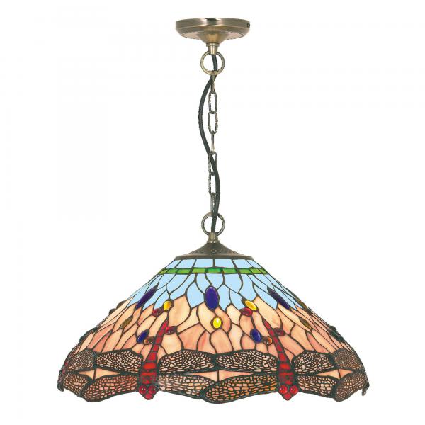 Photo DRAGONFLY - 1LT Suspension, Laiton antiq | Ref : 1283-16