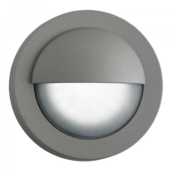 Photo EXTERIEUR LED ROUND, Gris Plafonnier | Ref : 1402GY