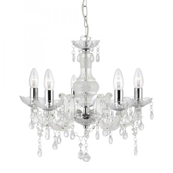 Photo MARIE THERESE - 5LT CEILING, verre trans | Ref : 1455-5CL