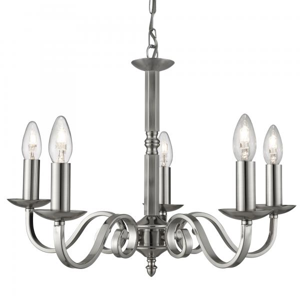 Photo RICHMOND - 5LT CEILING, SATIN Argent, SC | Ref : 1505-5SS