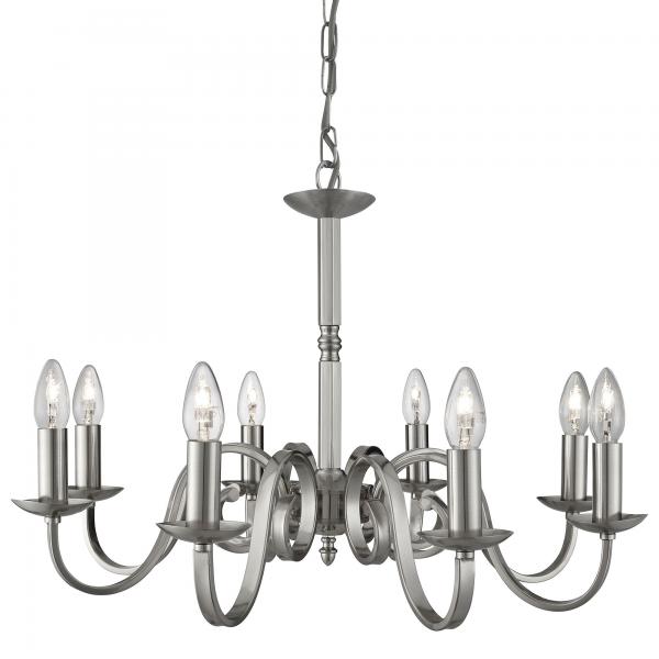 Photo RICHMOND - 8LT CEILING, SATIN Argent, SC | Ref : 1508-8SS