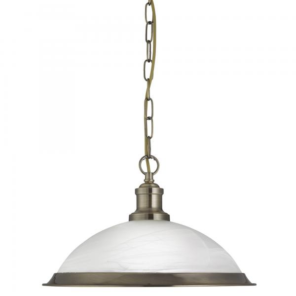 Photo BISTRO - 1LT Suspension, Laiton antique, | Ref : 1591AB