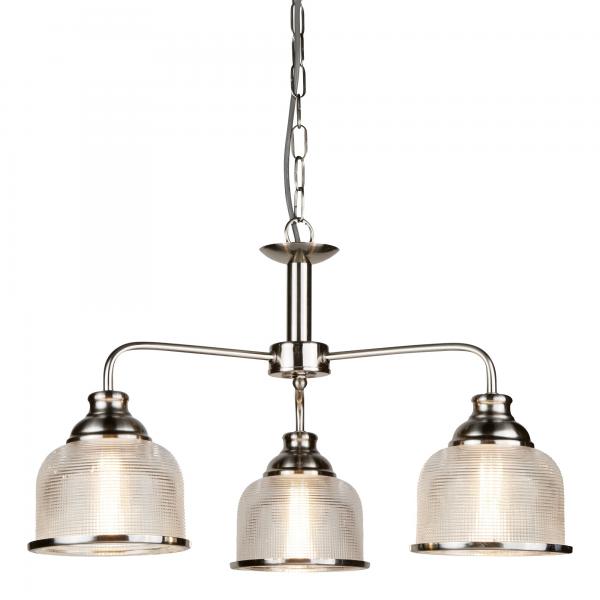 Photo BISTRO II - 3LT CEILING, SATIN Argent, V | Ref : 1683-3SS