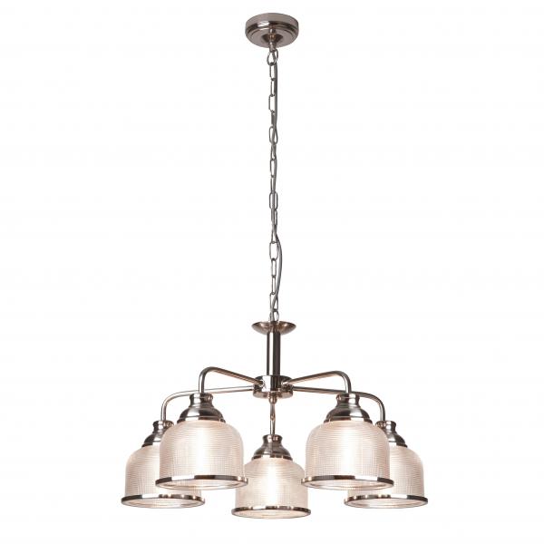 Photo BISTRO II - 5LT CEILING, SATIN Argent, V | Ref : 1685-5SS
