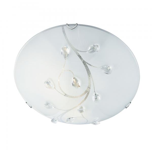 Photo DUNKIRK Plafonnier 30cm ROUND Verre AVEC | Ref : 2140-30