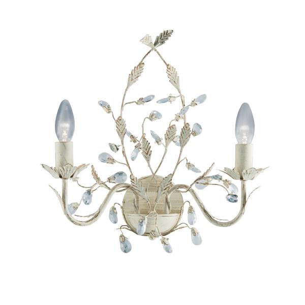 Photo ALMANDITE - 2LT APPLIQUE SUPPORT MURALE, | Ref : 2492-2CR