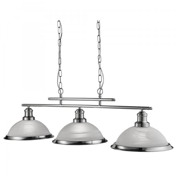 Photo BISTRO - 3LT CEILING BAR, SATIN Argent, | Ref : 2683-3SS