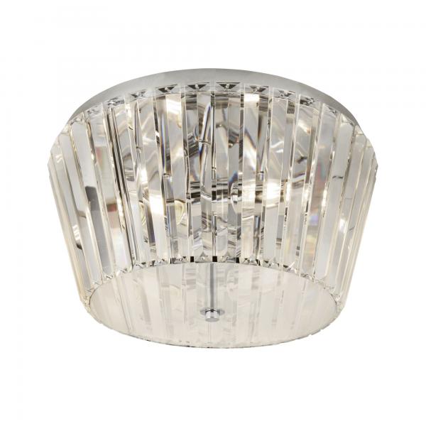 Photo TIARA 3LT Plafonnier CHOME AVEC CRYSTAL | Ref : 2893-3CC