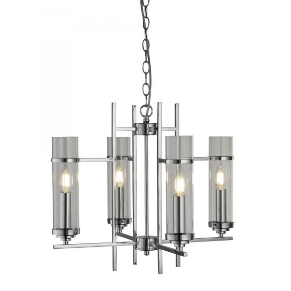Photo MILO CC 4LT PEND-CL Verre ABATJOUR CYLIN | Ref : 3094-4CC