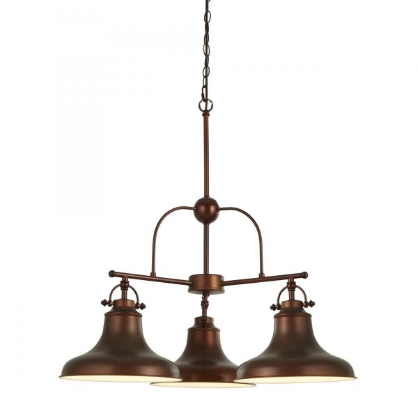 Photo DALLAS 3LT INDUSTRIAL Suspension, ANTIQU | Ref : 3183-3BZ