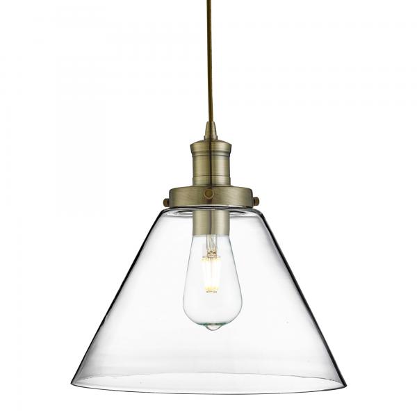 Photo PYRAMID 1LT Suspension, Laiton antique, | Ref : 3228AB