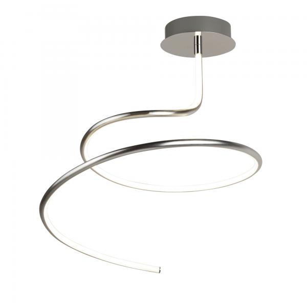 Photo MAGIC LED SWIRL CEILING LIGHT, SATIN Arg | Ref : 3321SS