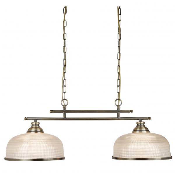 Photo BISTRO II - 2LT CEILING BAR, Laiton anti | Ref : 3592-2AB