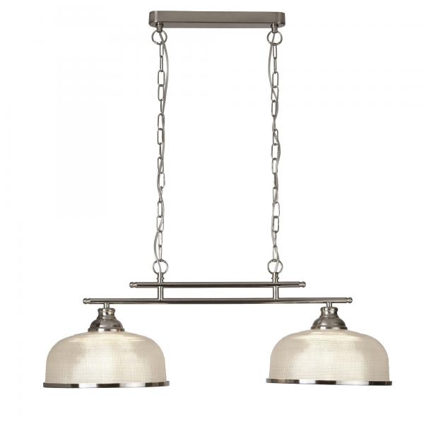 Photo BISTRO II - 2LT CEILING BAR, SATIN Argen | Ref : 3592-2SS
