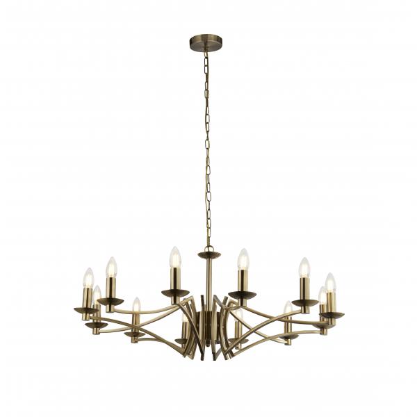 Photo ASCOT 12LT Suspension Laiton antique | Ref : 41312-12AB