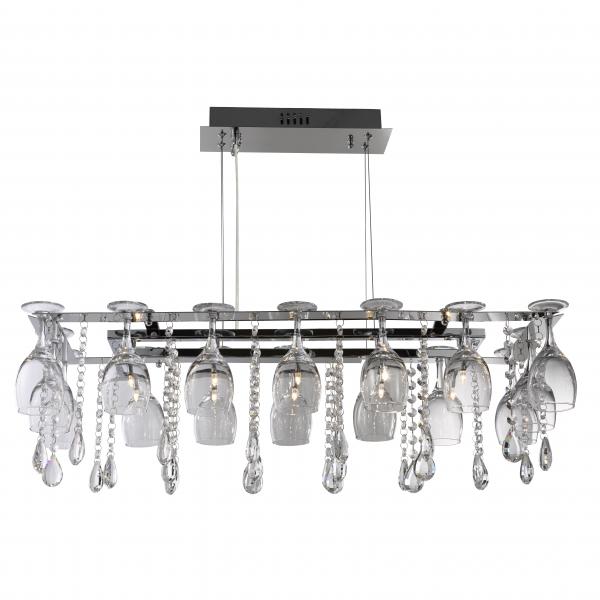 Photo VINO 10LT DECORATIVE CEILING - CHROME & | Ref : 41510-10CC