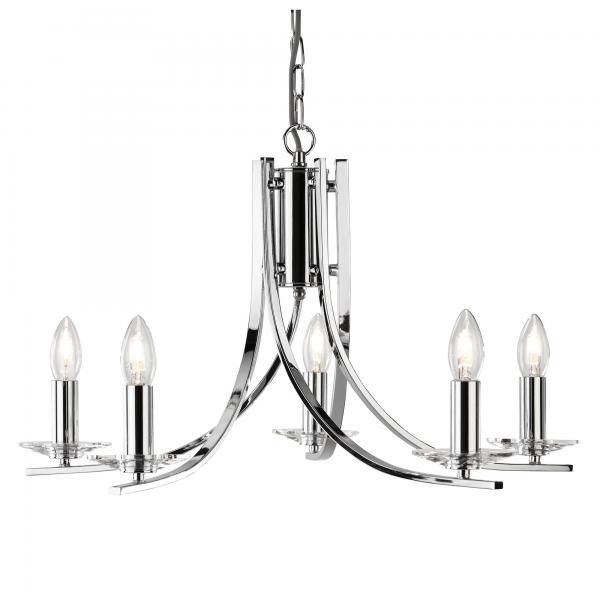 Photo ASCONA - 5LT CEILING, CHROME TWIST FRAME | Ref : 4165-5CC