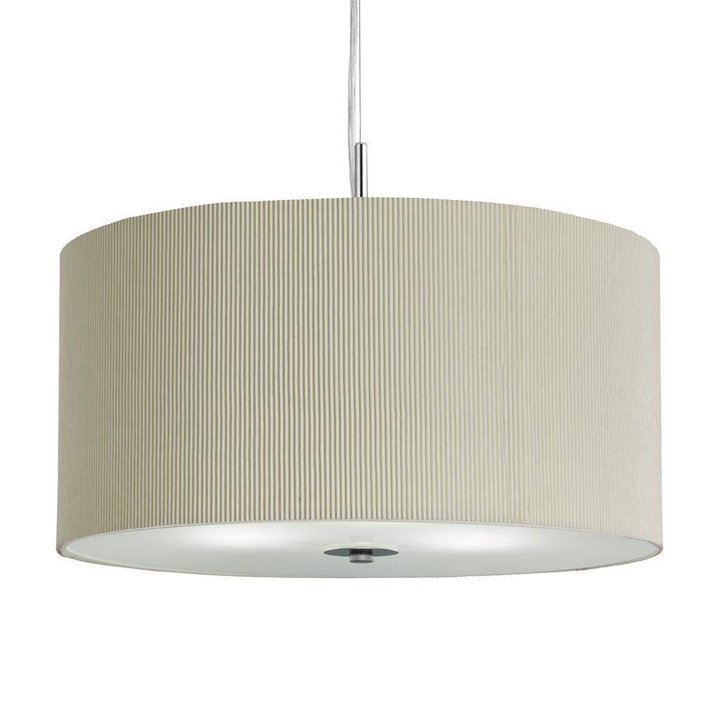 Photo DRUM PLEAT PENDANT - 3LT PLEATED SHADE P | Ref : 2356-60CR