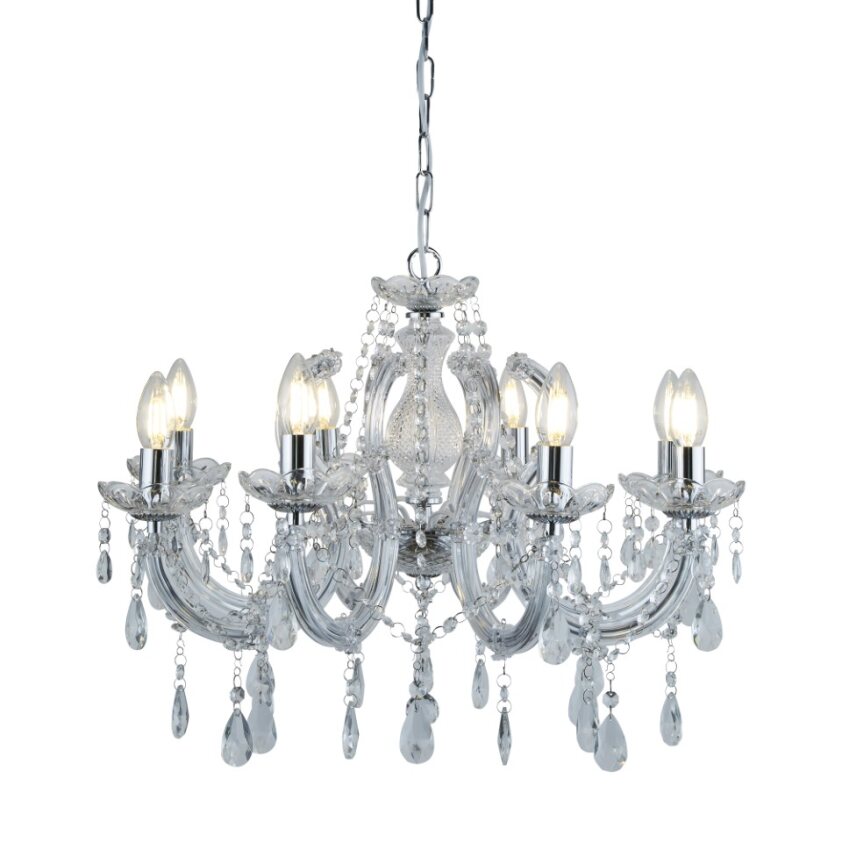 Photo MARIE THERESE - 8LT CEILING, CHROME, CLE | Ref : 399-8