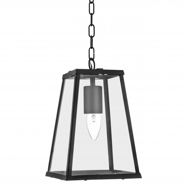 Photo VOYAGER 1LT LANTERN TAPERED NOIR AVEC ve | Ref : 4614BK