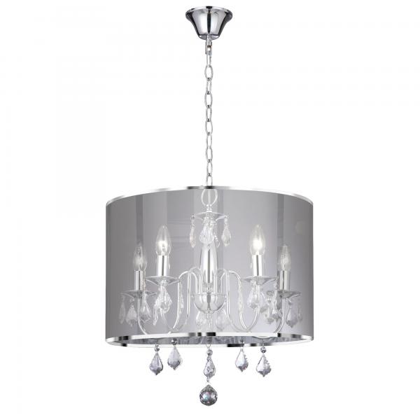 Photo VENETIAN - 5LT CEILING, CHROME, Cristal | Ref : 4805-5CC