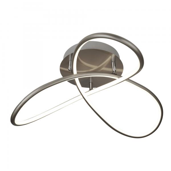 Photo CEBU LED Plafonnier LIGHT SATIN Argent | Ref : 4840SS