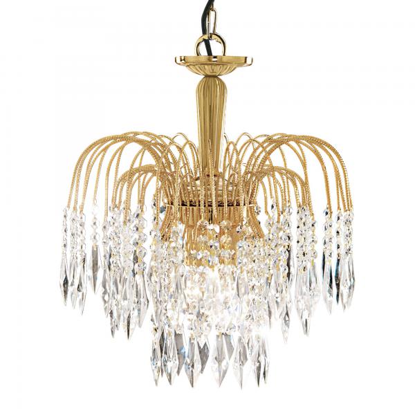 Photo WATERFALL - 3LT CEILING, dore, Cristal c | Ref : 5173-3