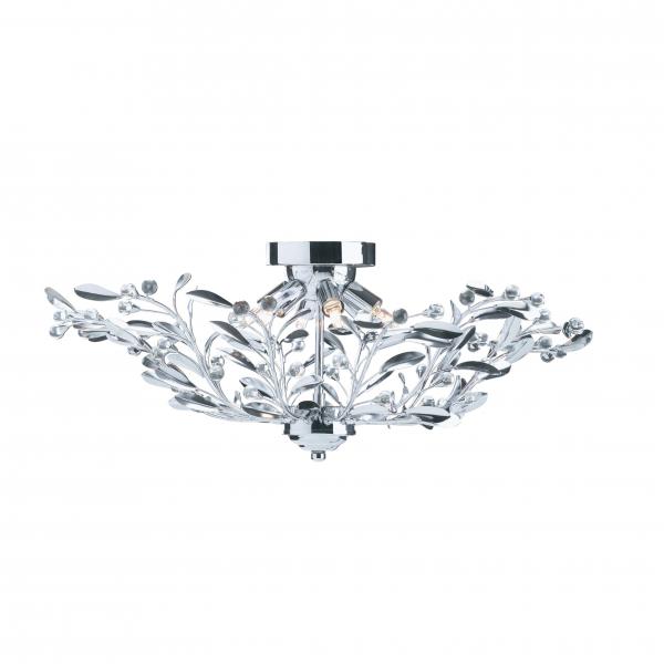 Photo CARNATION 6LT CC FLORAL SEMI-Plafonnier/ | Ref : 5256-6CC