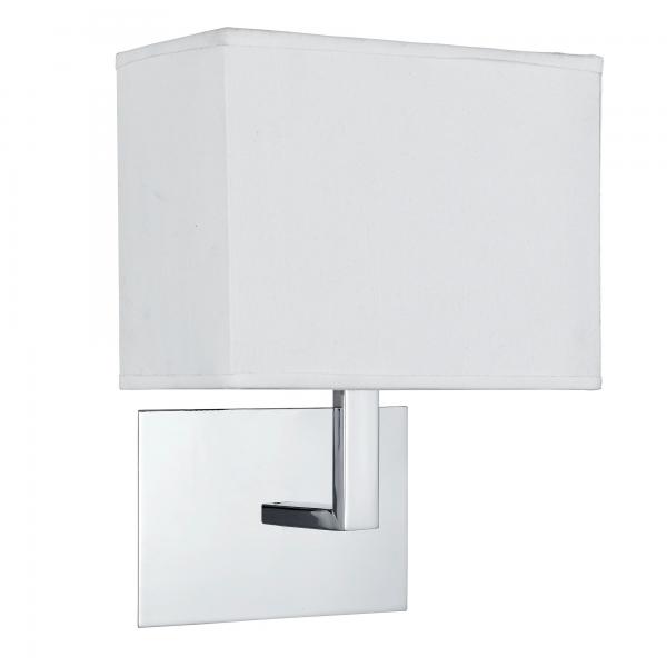 Photo HOTEL Applique CHROME - Blanc RECTANGULA | Ref : 5519CC
