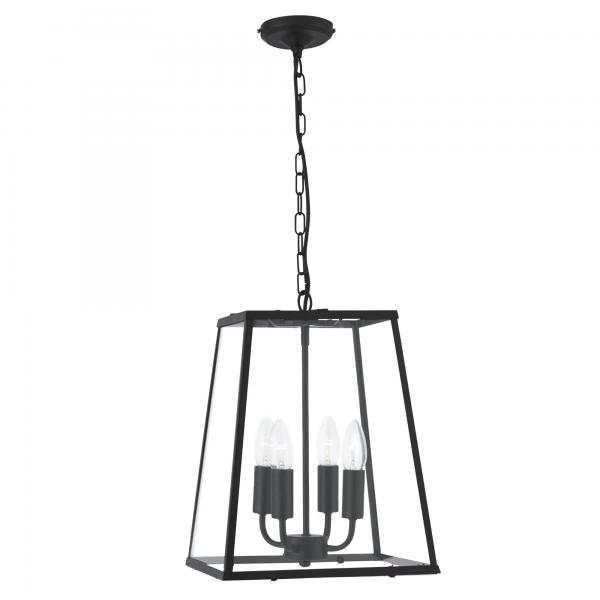 Photo LANTERN  - 4LT NOIR Suspension | Ref : 5614BK