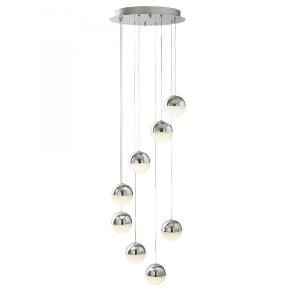 Photo Marbres 8LT LED GLOBE MULIT-DROP, CRUSHE | Ref : 5848-8CC