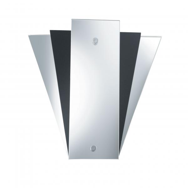 Photo ART DECO WALL MIRROR LIGHT - DECO FAN ST | Ref : 6201BK