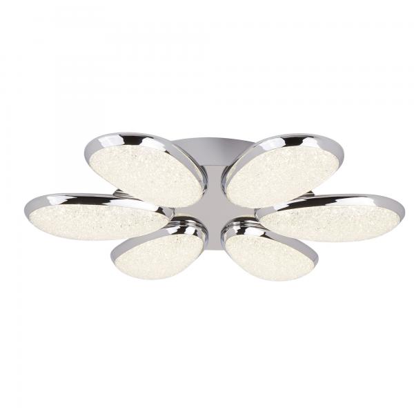 Photo LORI 6LT LED CEILING Plafonnier, CRUSHED | Ref : 6216-6CC