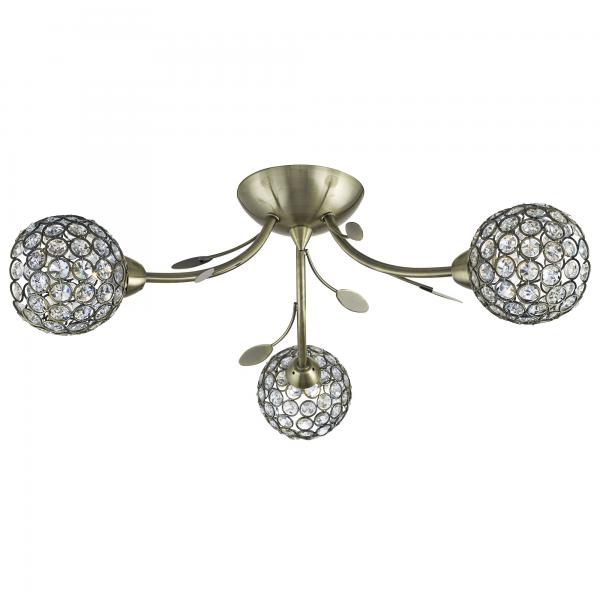 Photo BELLIS II - 3LT CEILING SEMI-Plafonnier, | Ref : 6573-3AB