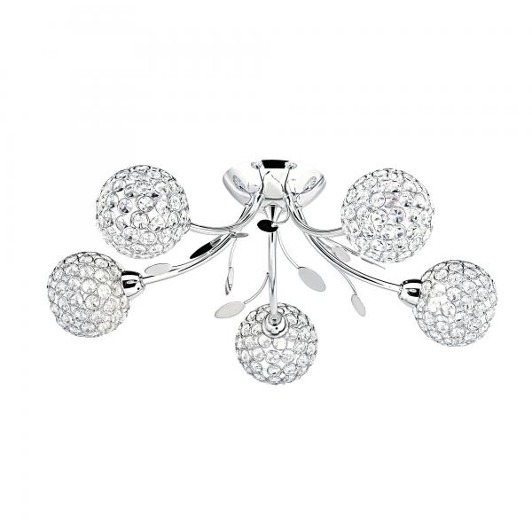 Photo BELLIS II - 5LT CEILING SEMI-Plafonnier, | Ref : 6575-5CC