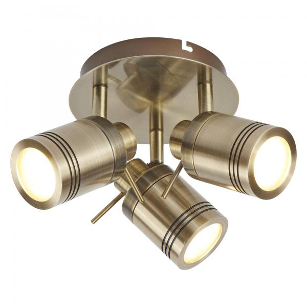 Photo SAMSON 3LT IP44 BATHROOM SPOT PLATE, Lai | Ref : 6603AB