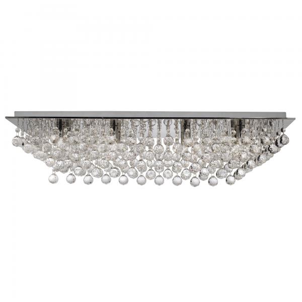 Photo HANNA 8LT CC RECTANGLE Plafonnier- XTAL | Ref : 6728-8CC