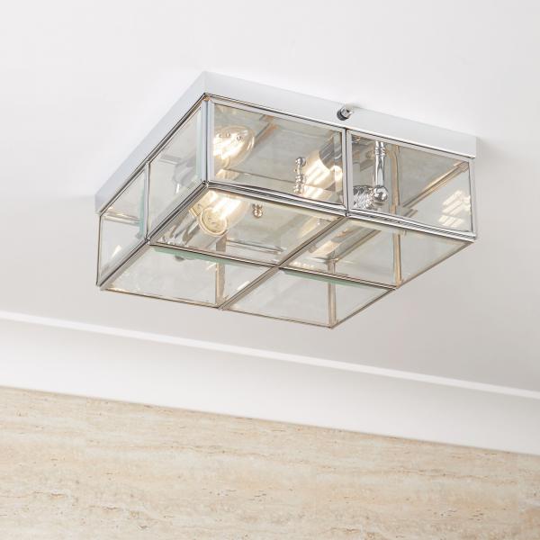 Photo PISA Plafonnier - 2LT Plafonnier BOX, CH | Ref : 6769-26CC