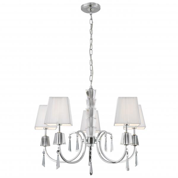 Photo PORTICO CC/Verre 5LT PEND - WH STRING SH | Ref : 6885-5CC