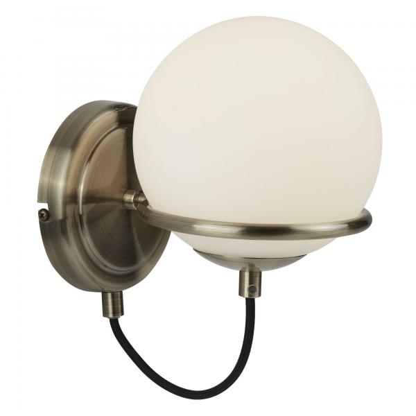 Photo SPHERE 1LT APPLIQUE SUPPORT MURALE, Lait | Ref : 7091AB