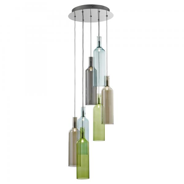 Photo BOTTLES  7LT MULTI-COLOURED Verre BOTTLE | Ref : 7257-7