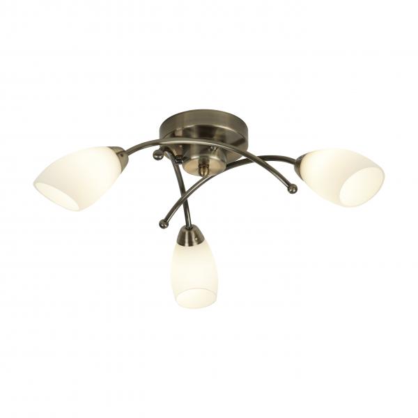 Photo OPERA 3LT ANT/Laiton Plafonnier AVEC VER | Ref : 8183-3AB