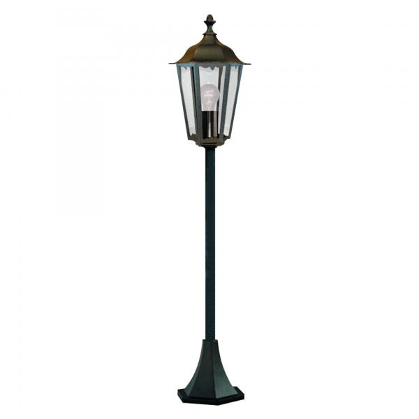 Photo ALEX OUTDOOR borne LAMP - 1LT NOIR Ht105 | Ref : 82504BK