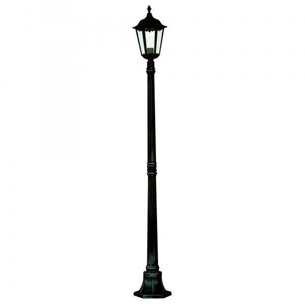 Photo ALEX OUTDOOR borne LAMP - 1LT NOIR Ht183 | Ref : 82508BK